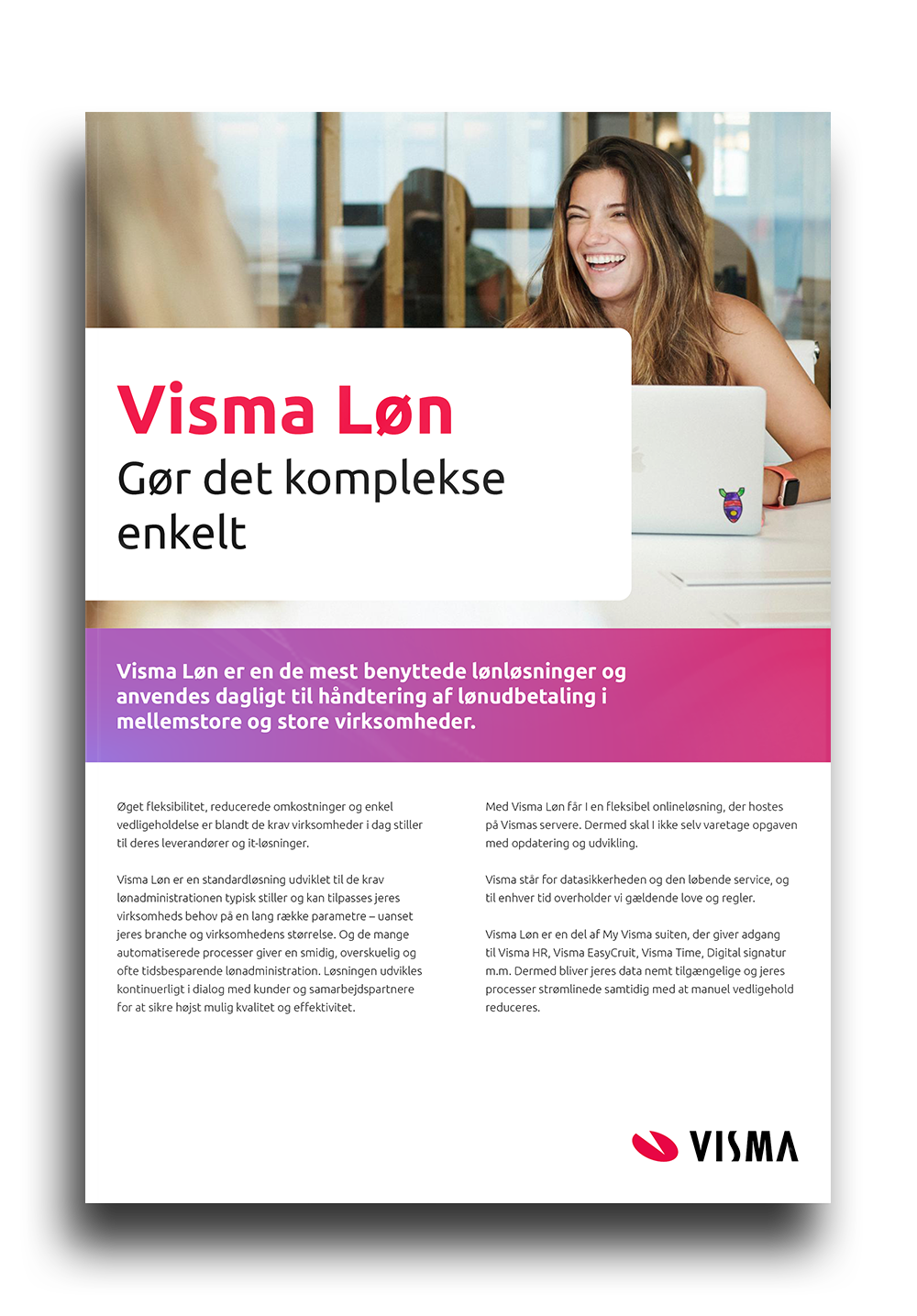 Visma Løn mockup